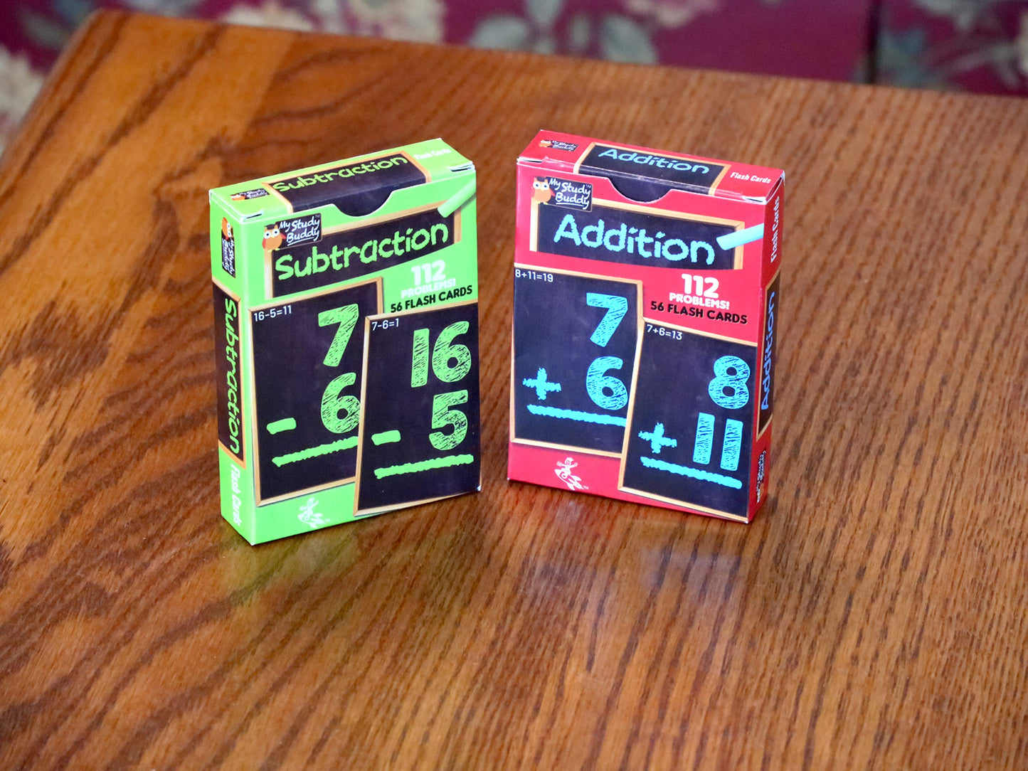 Regal Games Math Flash Cards for Addition & Subtraction - 1st, 2nd, 3rd Grade & More - Flash Cards Math for Kids (112 Cards - 2 Packs)