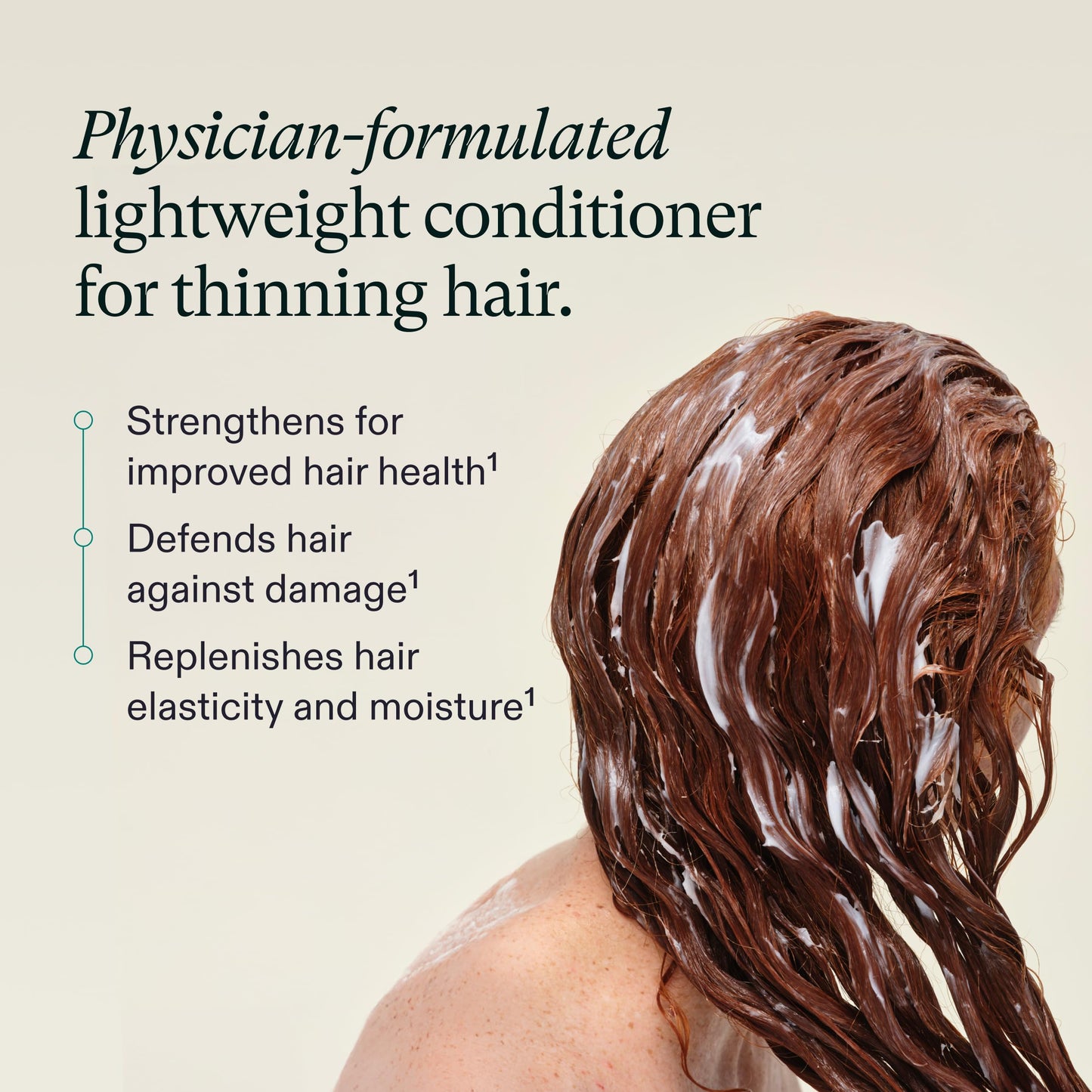Nutrafol Conditioner, Physician-formulated for Thinning Hair, Moisturizing, Strengthening and Color Safe, Lightweight Protection - 8.1 Fl Oz Bottle