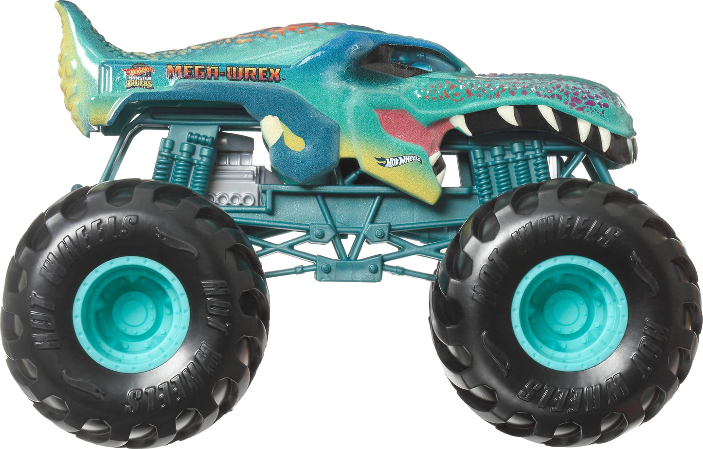 Hot Wheels Monster Trucks, Oversized Monster Truck, 1:24 Scale Die-Cast Toy Truck with Giant Wheels and Cool Designs