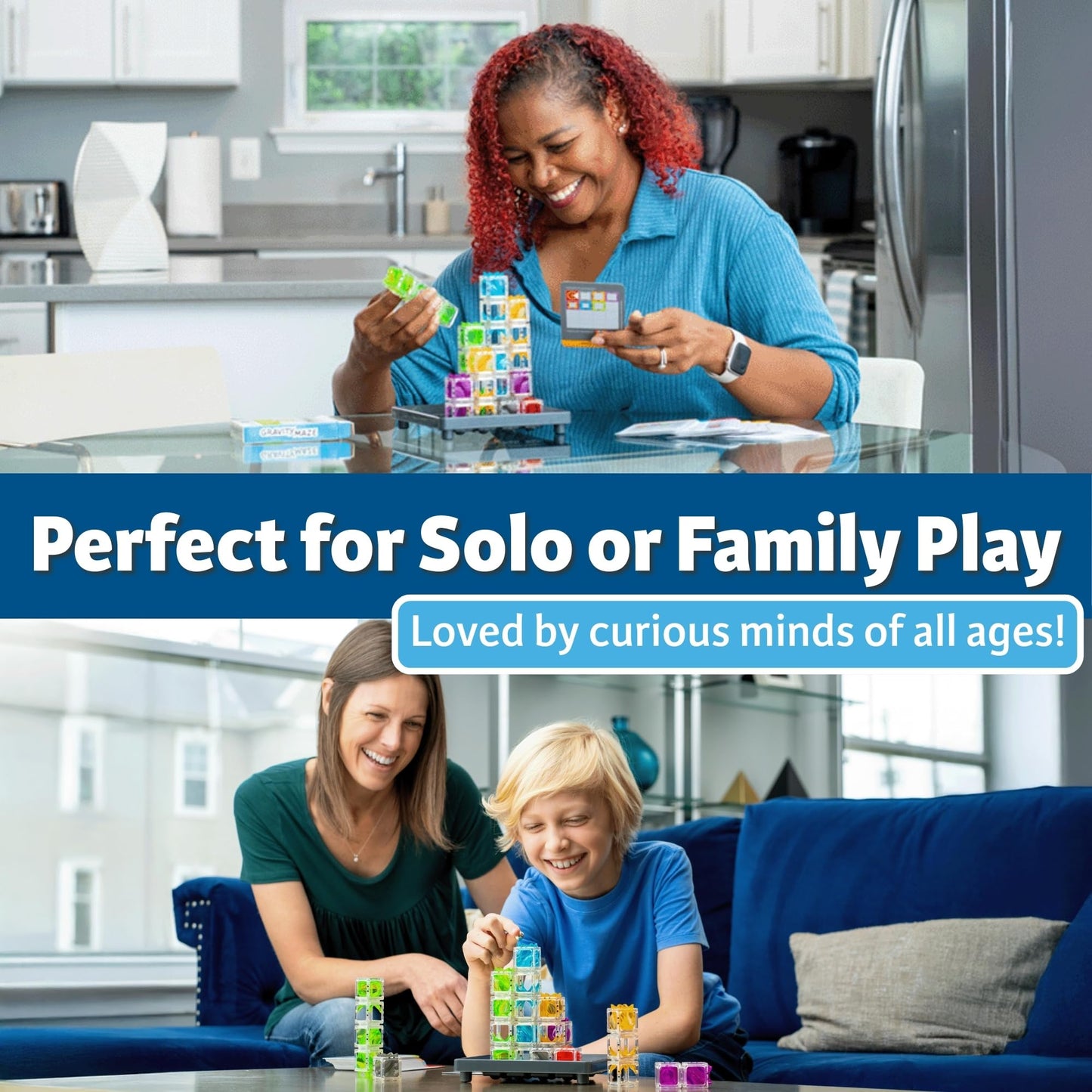 ThinkFun Gravity Maze Marble Logic Game - STEM Puzzle for Kids 8-12, Brain-Boosting Fun, Educational Gift, Critical Thinking & Problem Solving