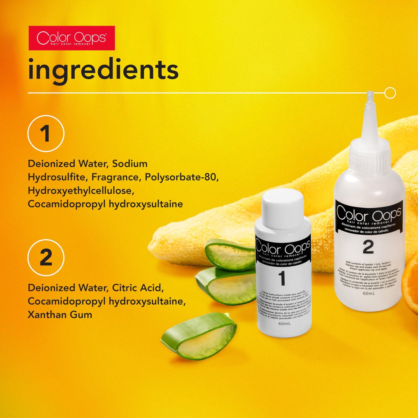 Color Oops Extra Strength Hair Color Remover – 1 Application, Works in 20 Mins, Safely Removes Permanent & Semi-Permanent Dye, Ammonia & Bleach Free