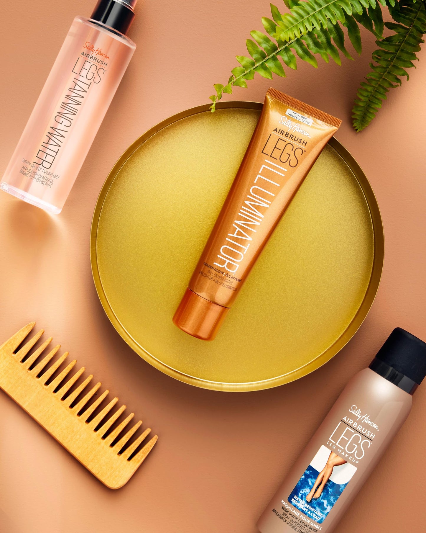 Sally Hansen Airbrush Legs®, Leg Makeup, Light, Easy Application, Flawless Looking Legs, Water Resistant, Transfer Proof Lotion