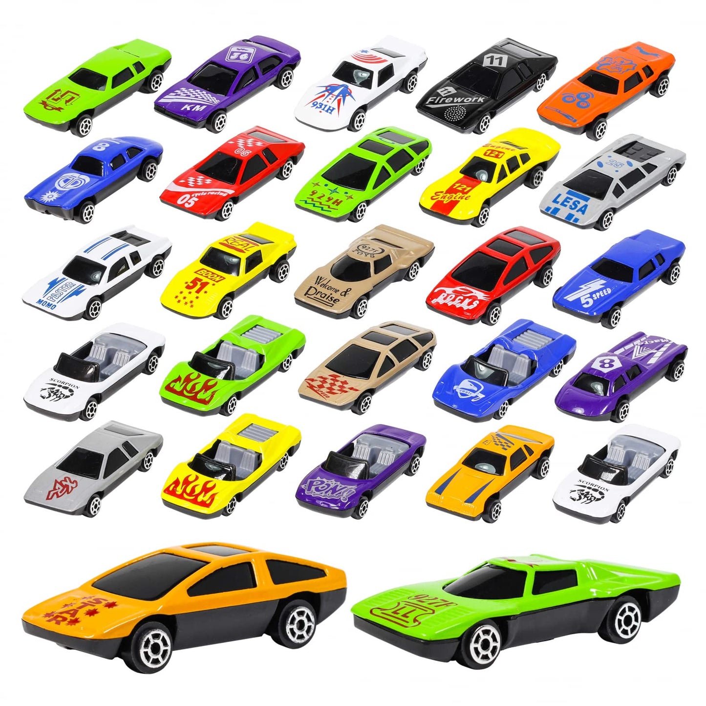 Kidplokio 32pc Submarine Shark Diecast Toy Car Carrier Boys Play Set, Ages 3 and Up