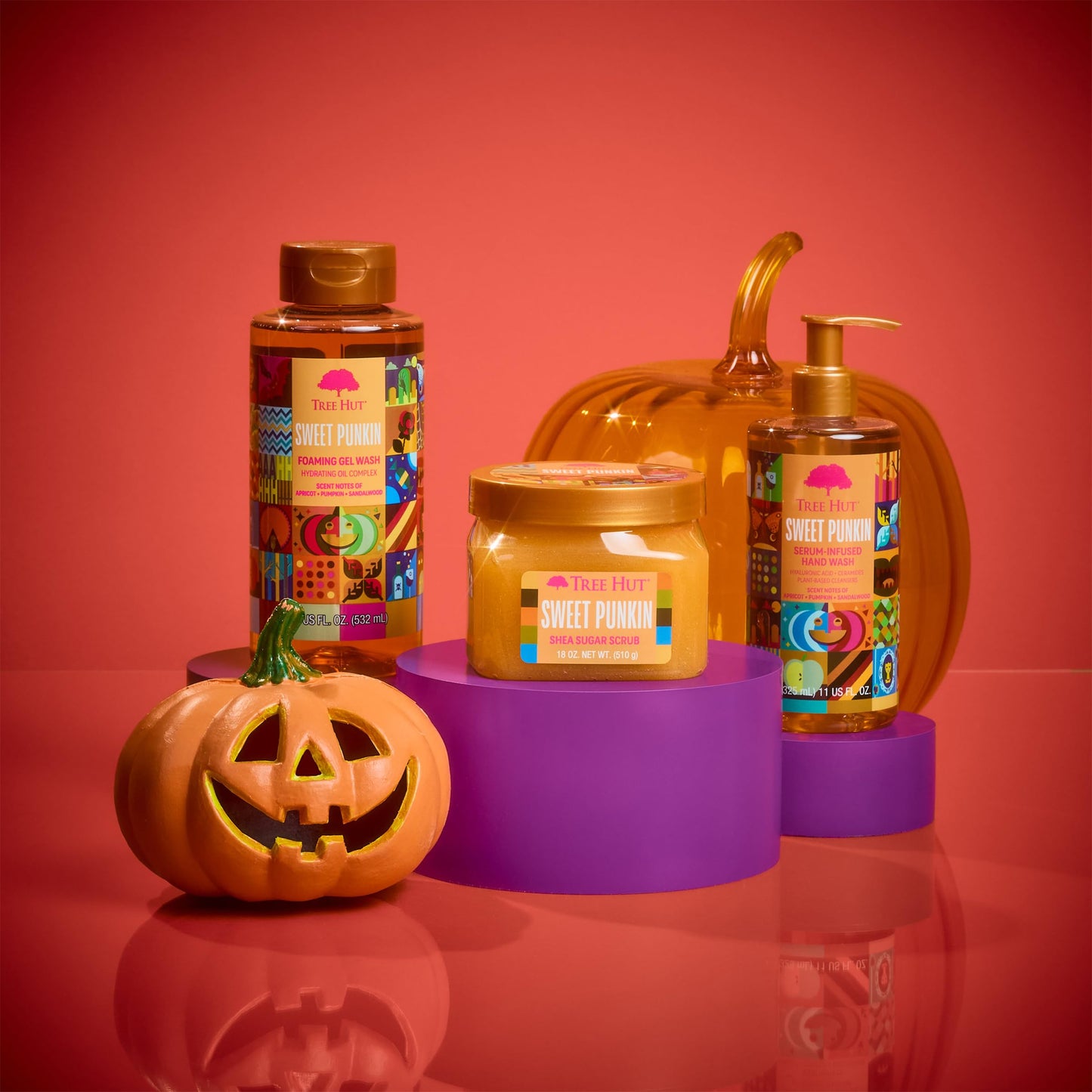 Tree Hut Sweet Punkin Serum Infused Hand Wash – Nourishing Cleanser with Long-Lasting Scent, Hydrating & Moisturizing Care, 11 fl oz