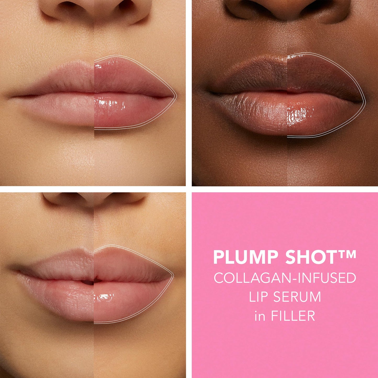 Buxom Plump Shot Peptide-Infused Lip Serum, Lip Plumping Gloss, Formulated with Advanced Peptides, Hyaluronic Acid, Avocado & Jojoba Oil