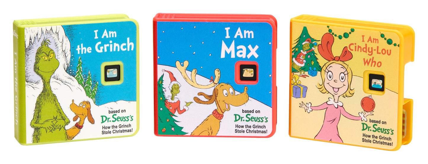 Little Tikes Story Dream Machine Dr. Seuss Grinch Collection - Storytime Projector with Books & Audio Character Toy for Kids Ages 3+