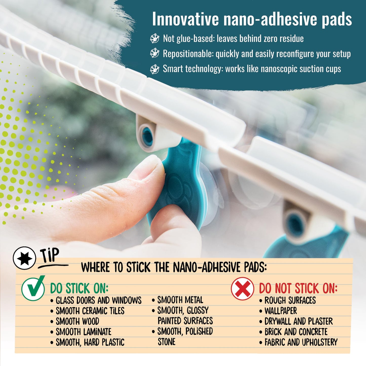 Gecko Run Marble Run Loop Expansion Pack – Extra Stunt for Vertical Starter Set | Fast, Mess-Free Setup with Nano-Adhesive Pads