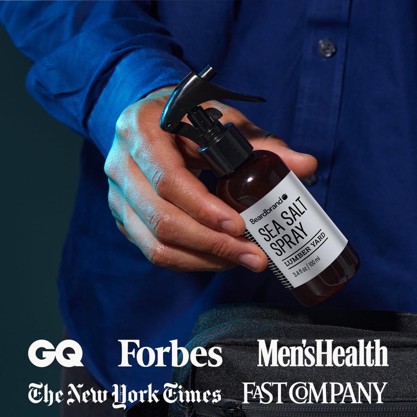 Sea Salt Spray for Men – Texturizing Hair Spray for Effortless Volume & All-Day Hold | Lightweight, Natural Finish with Lumber Yard Scent