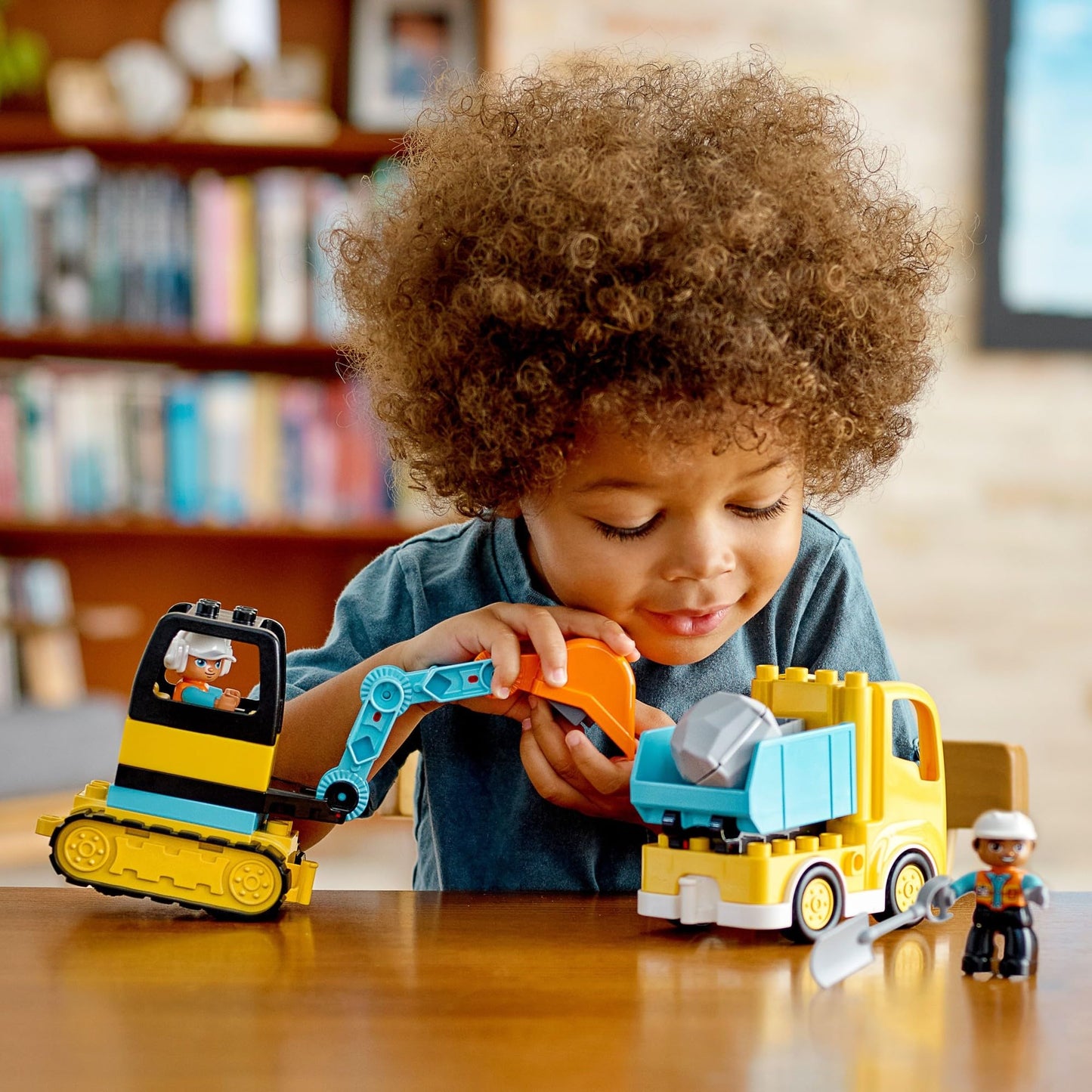 LEGO DUPLO Town Truck & Excavator Building Set for Toddlers, Educational Construction Toy, Birthday Gift for 2-3 Year Olds - 10931