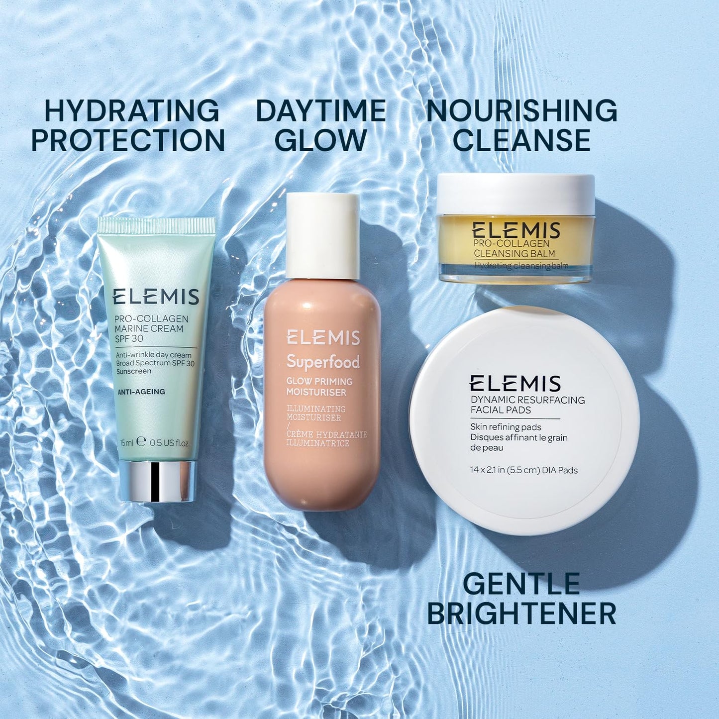 ELEMIS Christine’s Elemis Favorites Kit ($147 Value) - Amazon Exclusive Gift Set, Travel Size Favorites, Make up Remover, Facial Pads, Makeup Primer