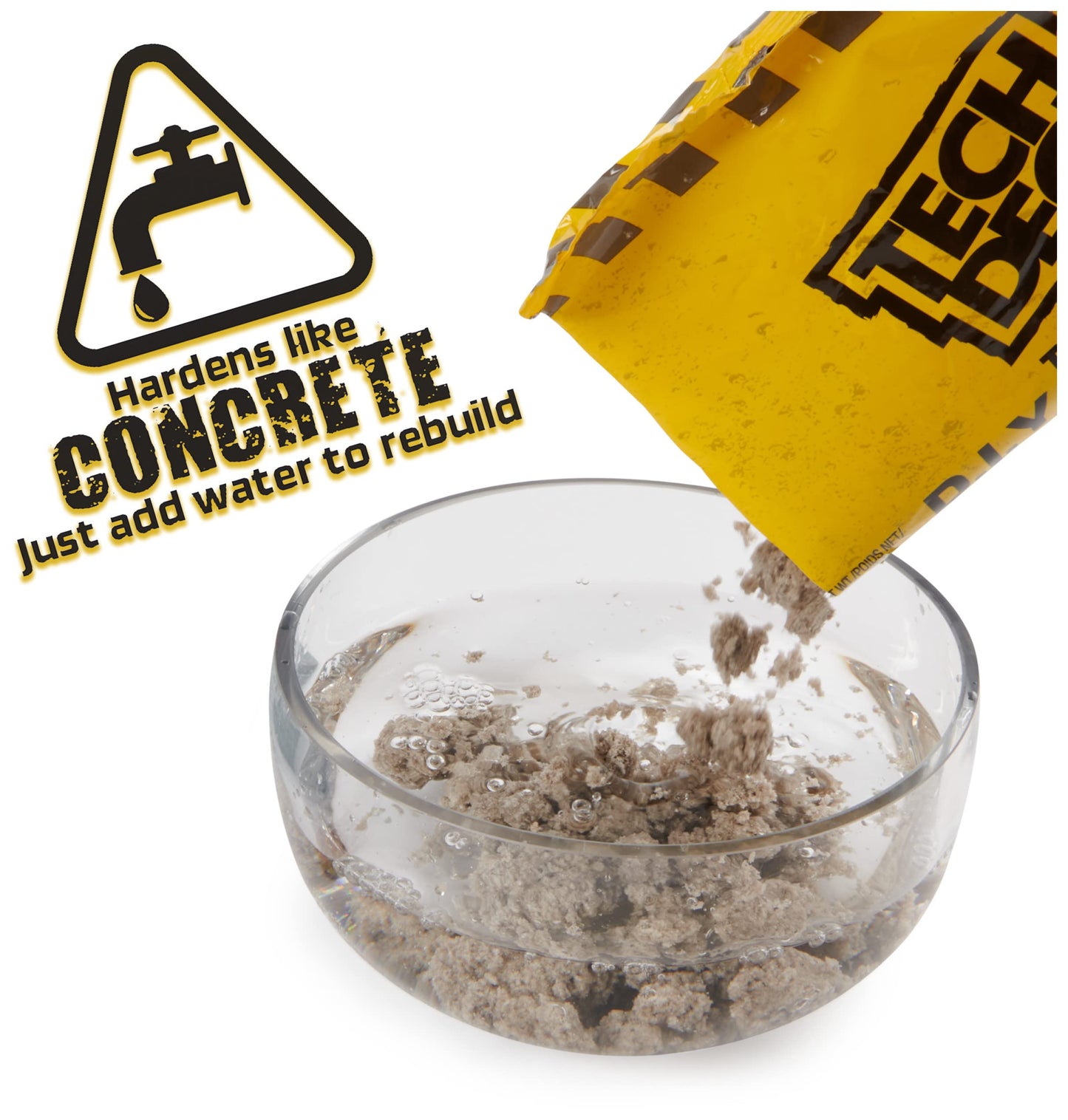 TECH DECK DIY Concrete Modeling Playset with Enjoi Fingerboard, Rail & Molds | Reusable Skatepark Kit Toy for Kids Boys & Girls Ages 6+