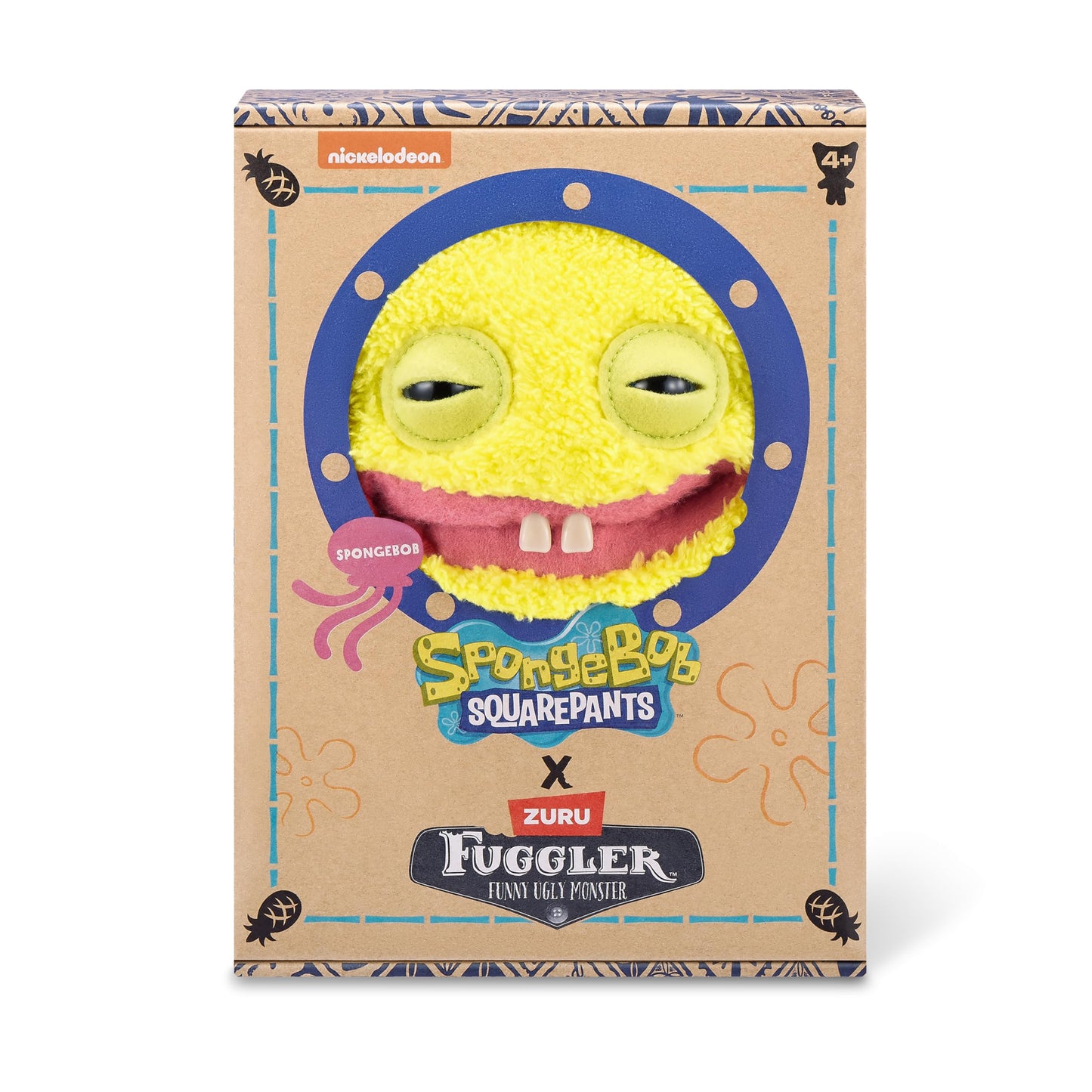 Fuggler Spongebob Squarepants 9" Plush - Spongebob