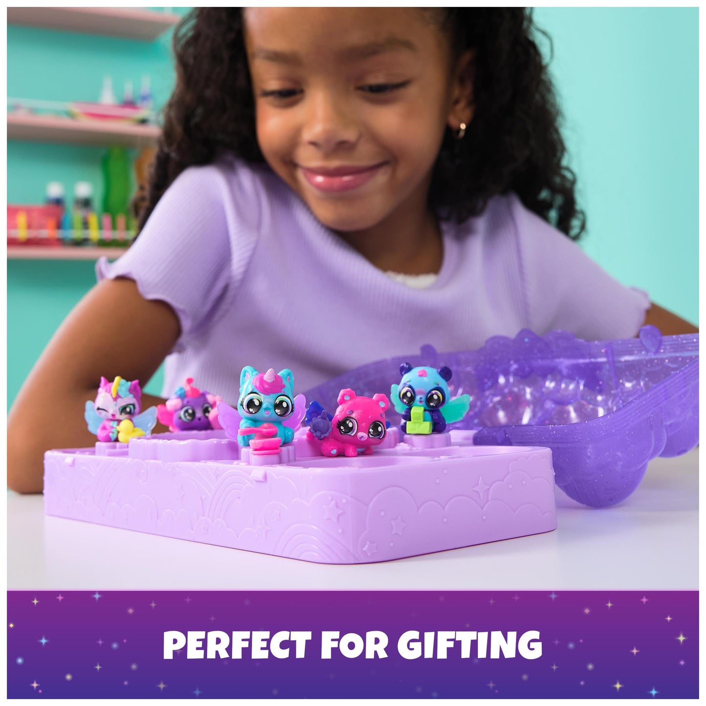 Hatchimals Alive, Neon Rainbow Egg Carton Toy with 5 Mini Figures in Color Reveal Eggs & 11 Accessories, Kids Toys for Girls & Boys Ages 3 and up