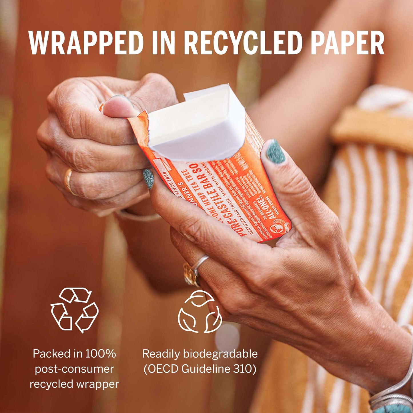 Dr. Bronner's Pure-Castile Magic Bar Soap, 2 Pack 5oz – Vegan, Regenerative Organic Oils, Tea Tree, Face, Body & Hair for Men & Women