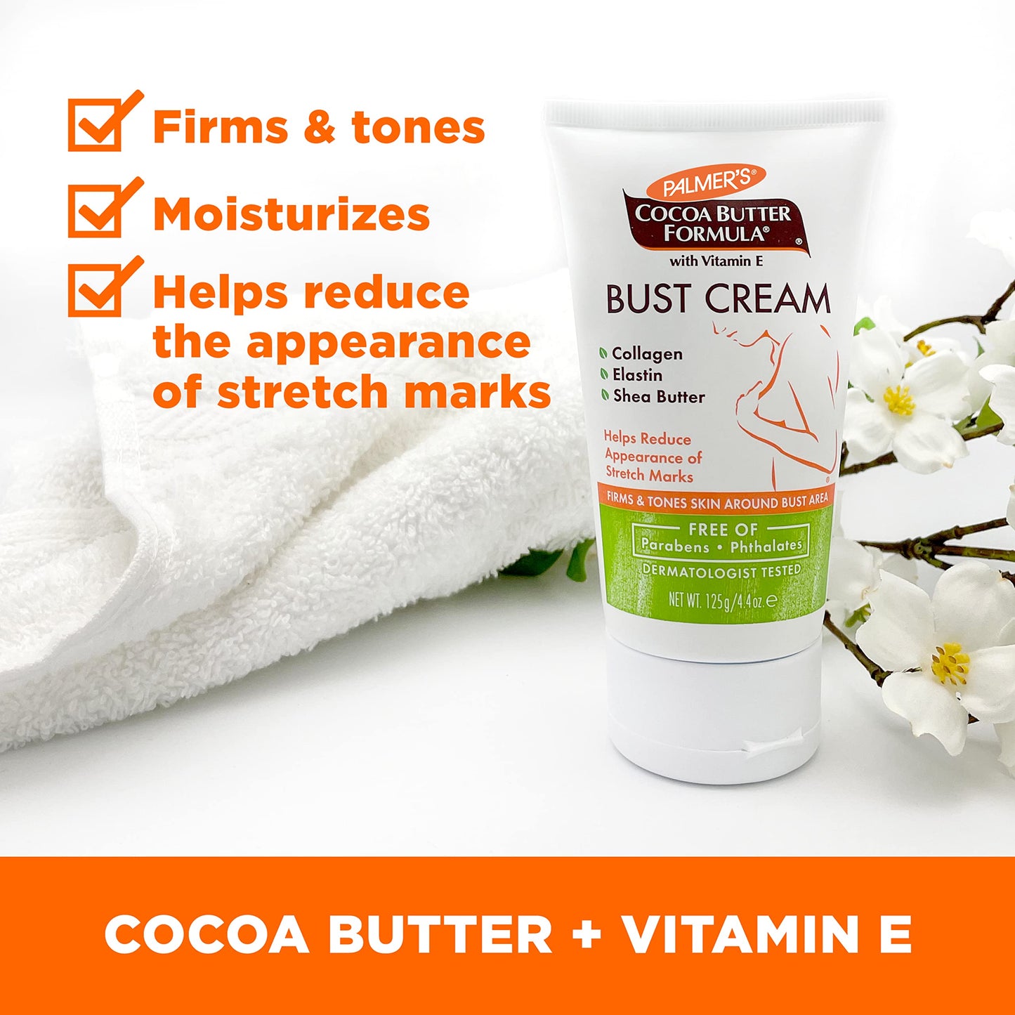 Palmer's Cocoa Butter New Moms Postpartum Kit – Body Lotion, Nursing Butter, Bust Cream & Skin Therapy Oil, Dermatologist Approved