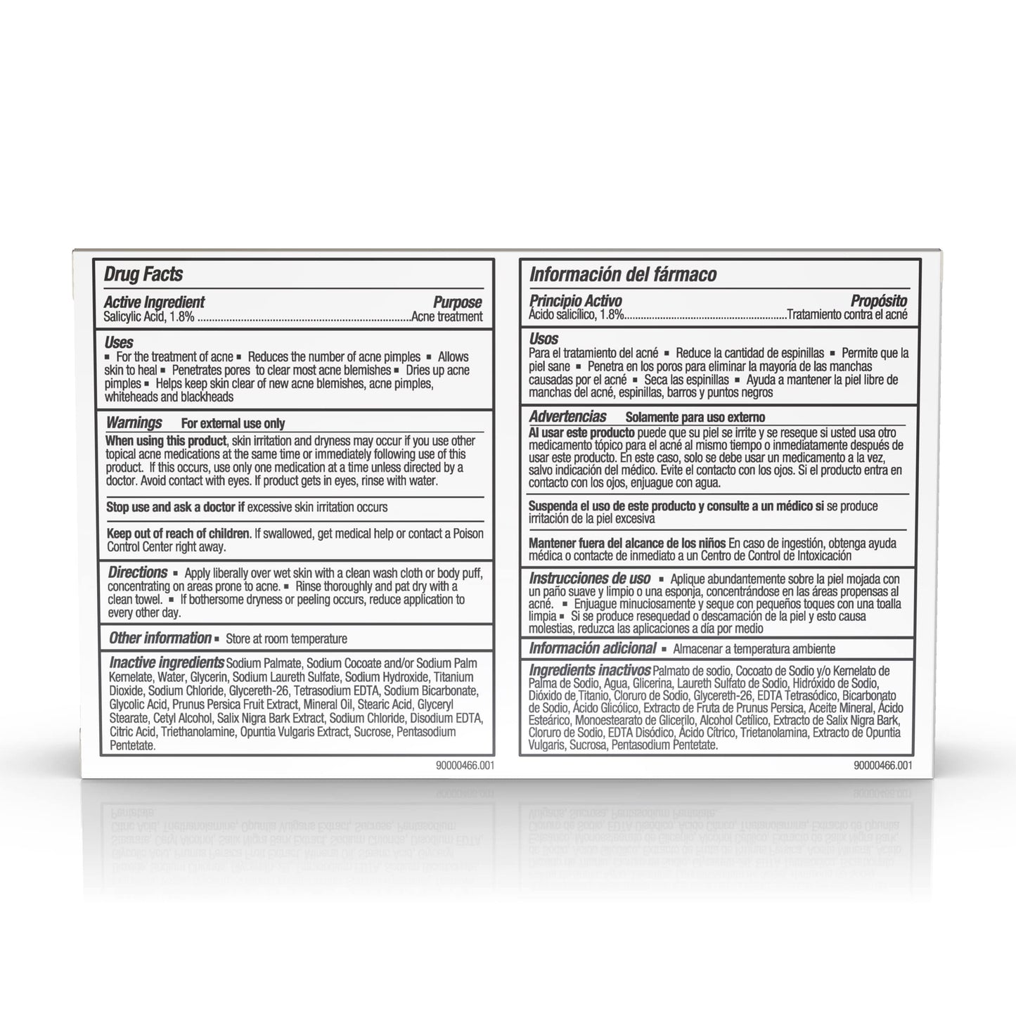 Asepxia Acne Treatment Bar Soap 5-Pack, 1.8% Salicylic Acid, Baking Soda, Deep Cleansing Face Wash for Pimples & Blackheads, 4 Oz