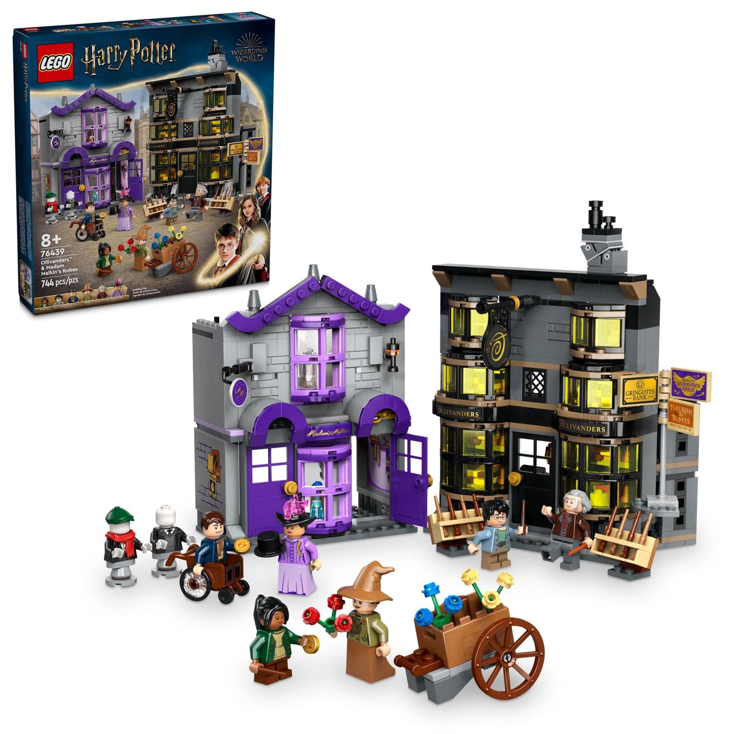 LEGO Harry Potter Ollivanders & Madam Malkin's Robes Building Toys - Harry Potter Toys for Kids, Boys & Girls, Age 8+ - Birthday Gift - 76439