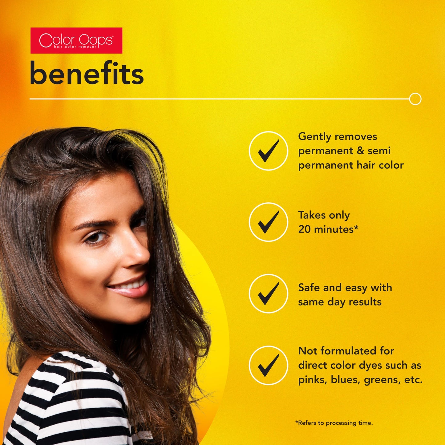 Color Oops Extra Strength Hair Color Remover – 1 Application, Works in 20 Mins, Safely Removes Permanent & Semi-Permanent Dye, Ammonia & Bleach Free