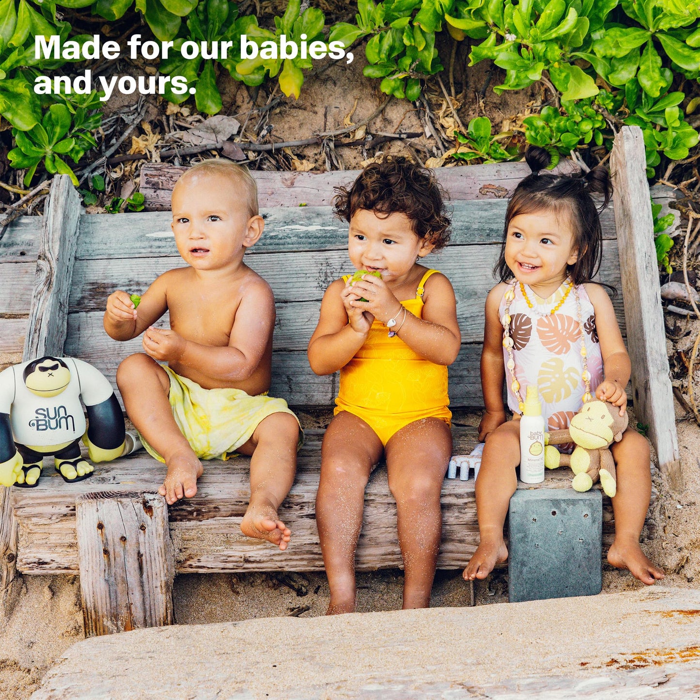 Sun Bum Baby Bum Mineral Sunscreen Stick SPF 50 – Reef Friendly, Octinoxate & Oxybenzone Free, Unscented, Sensitive Skin, Face & Body, 0.45 oz