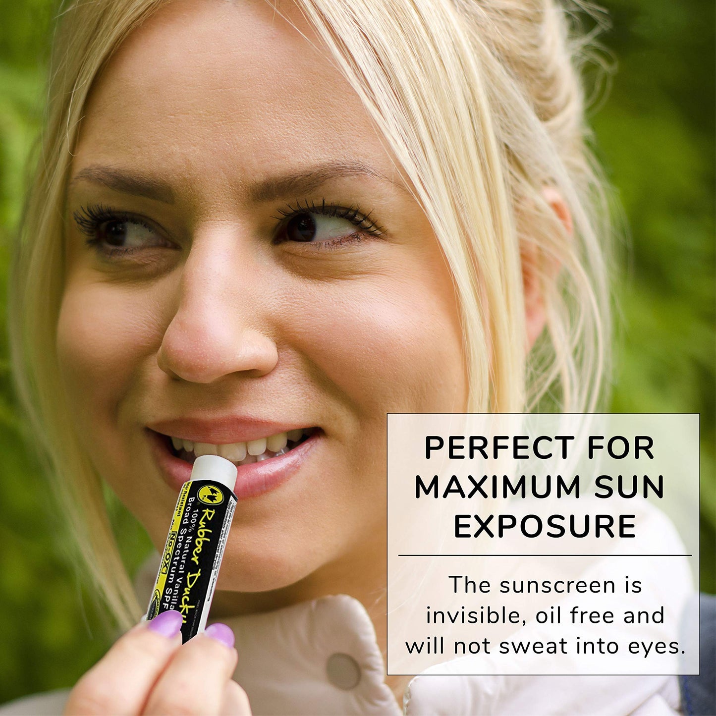 Rubber Ducky Mineral Lip Balm SPF 39 – Coconut Flavor, Reef Safe, Vegan Lip Sunscreen with Vitamin E, Broad Spectrum, Water Resistant, 3 Pack