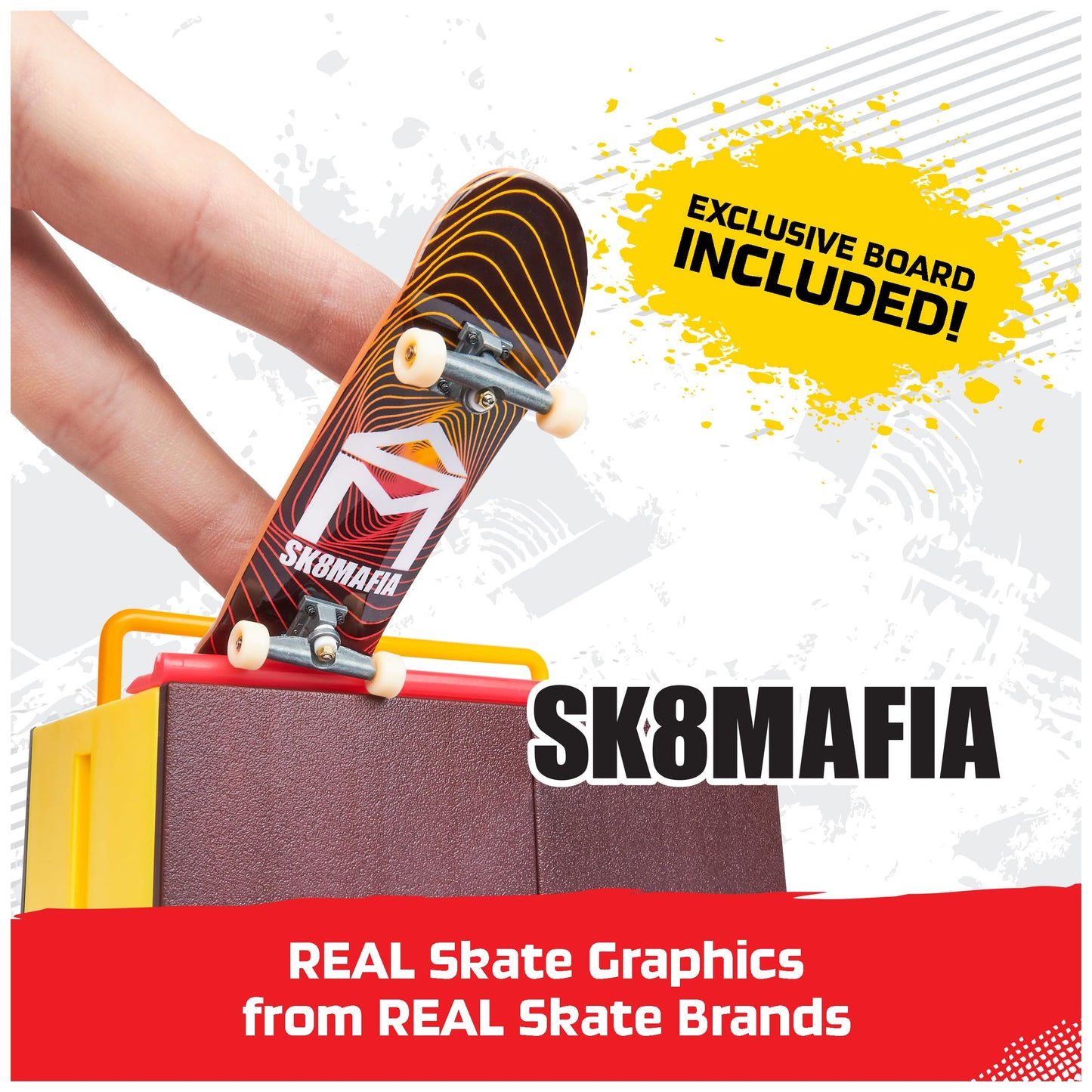 TECH DECK Vert Wall 2.0 X-Connect Park Creator Ramp Set with Exclusive Fingerboard, Customizable & Buildable Toy for Kids 6+
