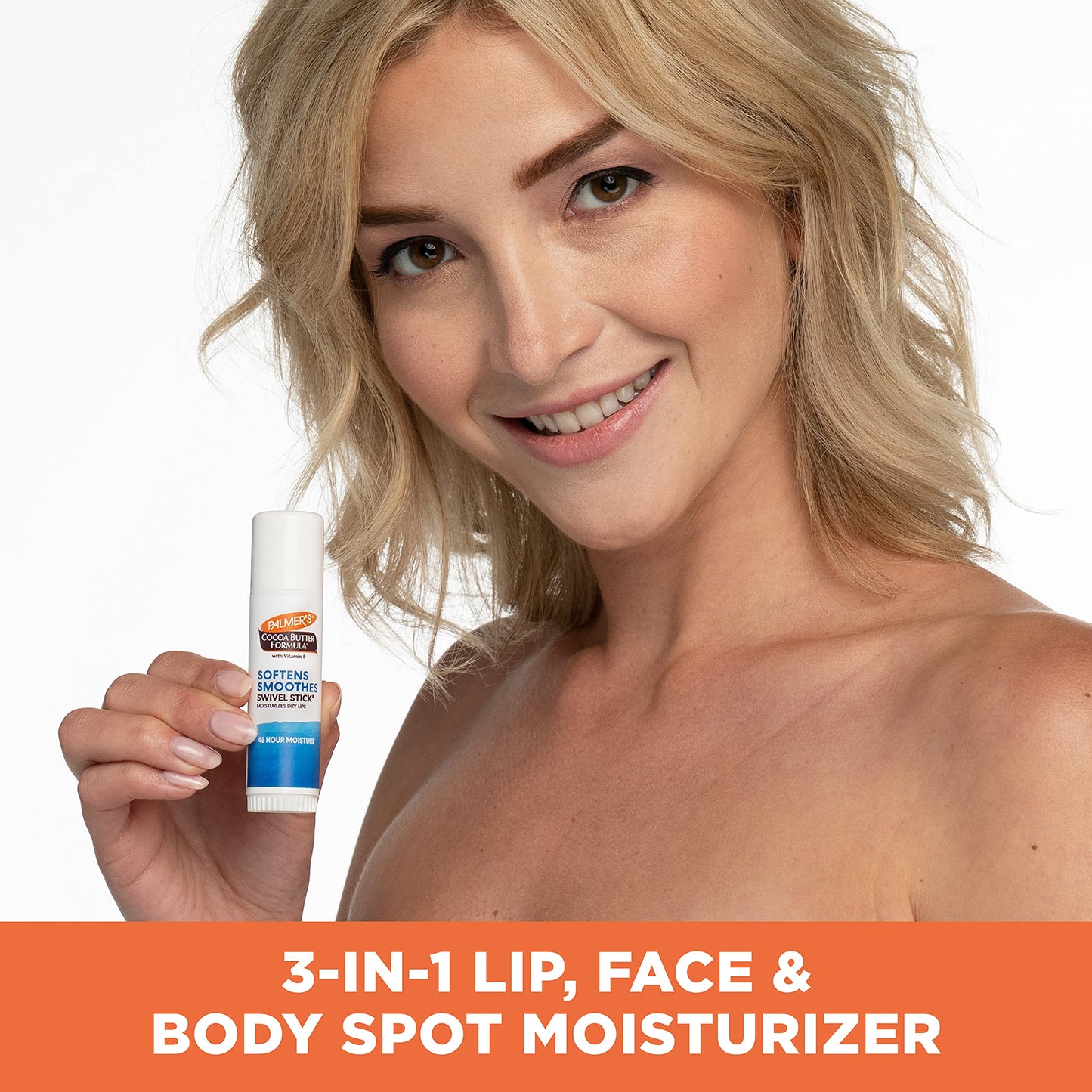 Palmer's Cocoa Butter Formula Moisturizing Stick with Vitamin E – Lip & Body Balm, Dry Skin Relief, Pack of 3, Stocking Stuffer