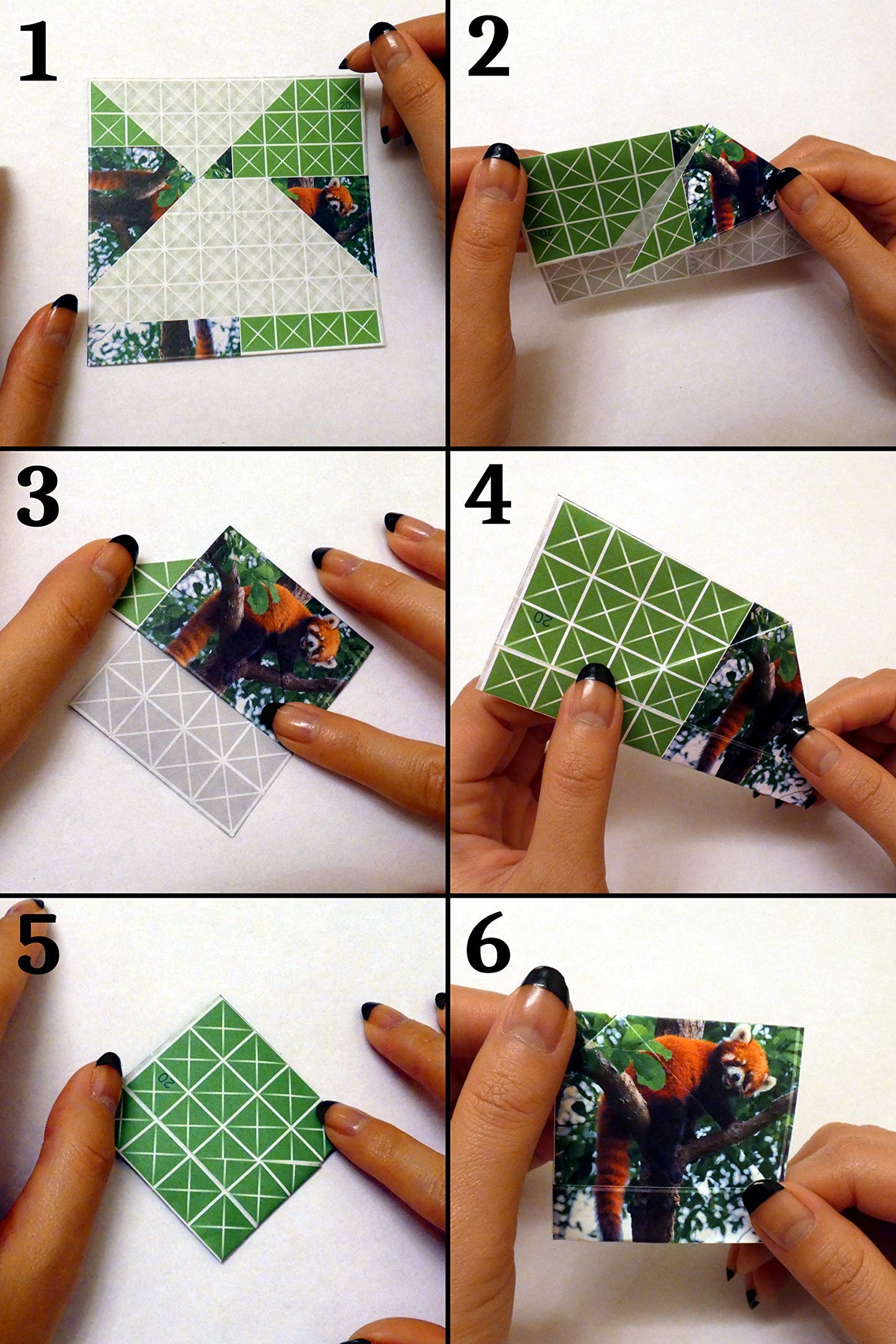 FOLDOLOGY Origami Puzzle Game – 100 Brain Teasers for Ages 10+, Hands-On STEM Toy, Travel Game & Gift, Fold the Paper to Complete the Picture