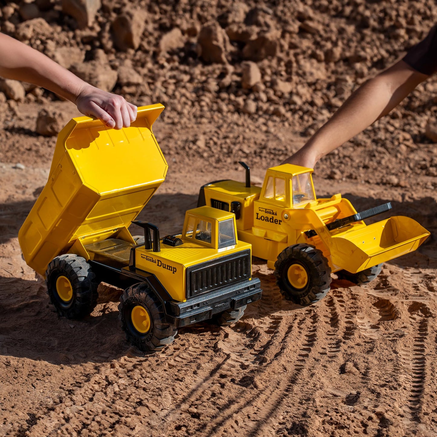 Tonka Retro Mighty Dump Truck Collector’s Edition – 2X Steel Metal Construction Toy Truck for Boys & Girls Ages 3+