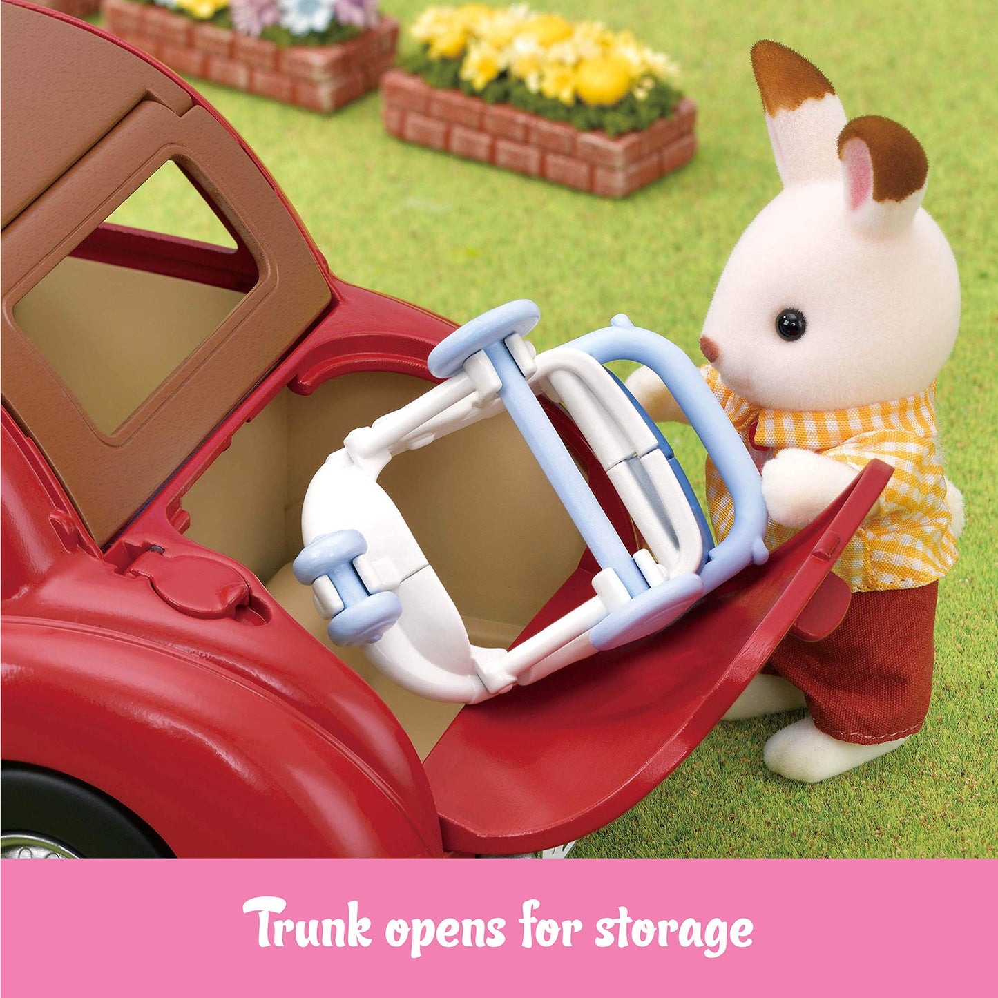Calico Critters Family Cruising Car for Dolls, Toy Vehicle Seats up to 5 Collectible Figures