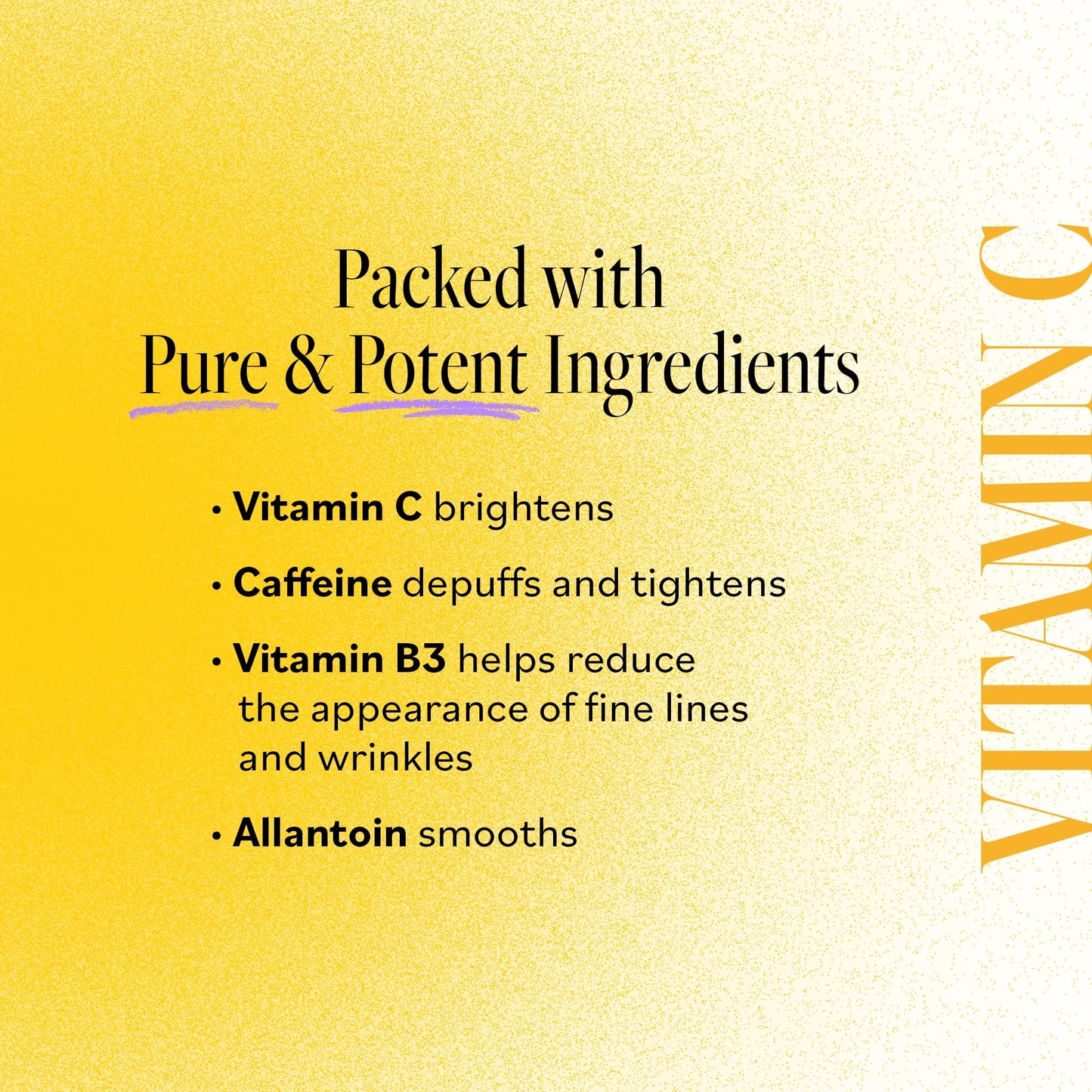 Derma E Vitamin C Bright Eyes Hydro Gel Patches, 30 Pairs (60ct) – Caffeine, Allantoin & Vitamin B3 for Dark Circles, Puffiness & Wrinkles