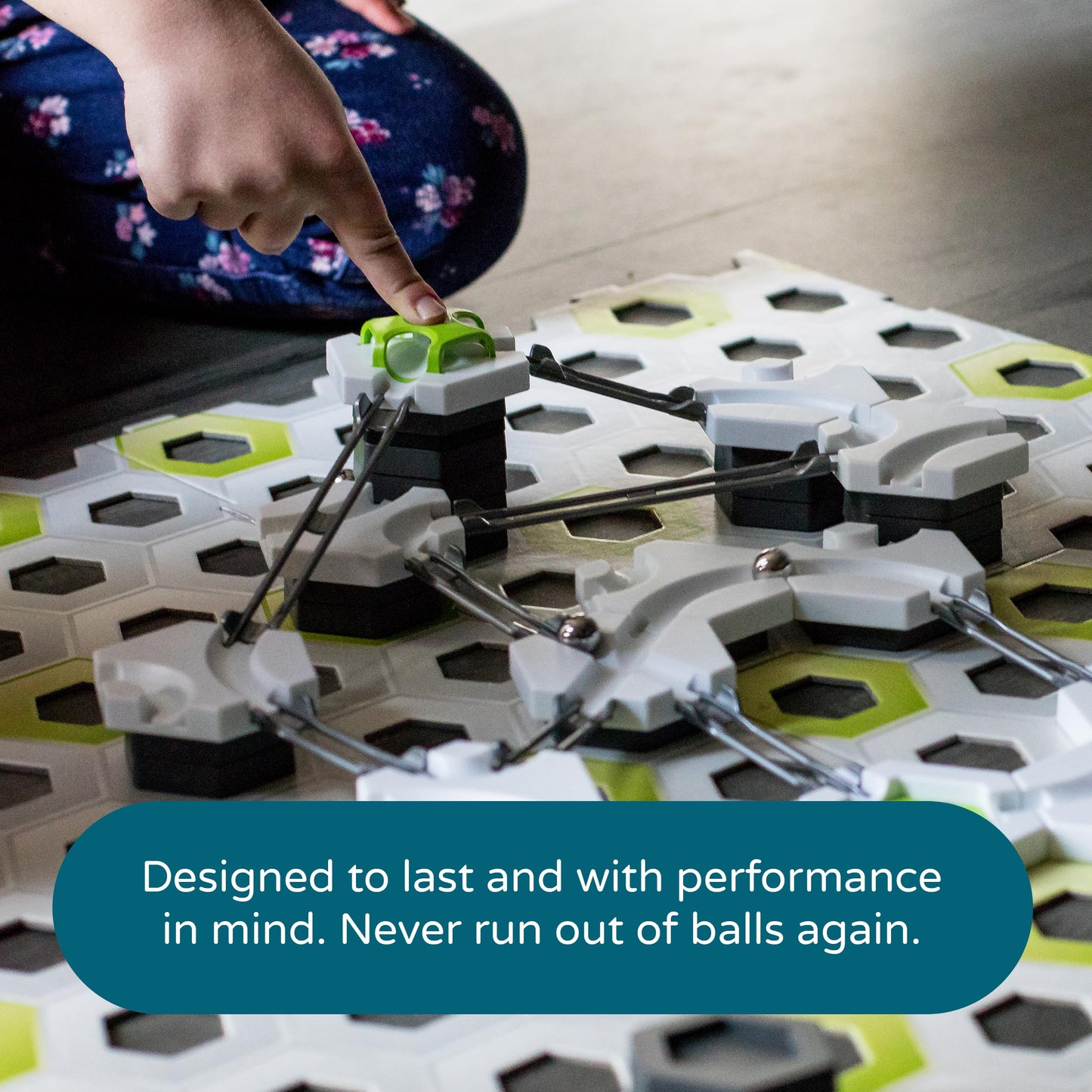 Four Brothers 1/2" Replacement Chromium Steel Balls for GraviTrax and Gravity Maze STEM Marble Run and Games (10 Pack)