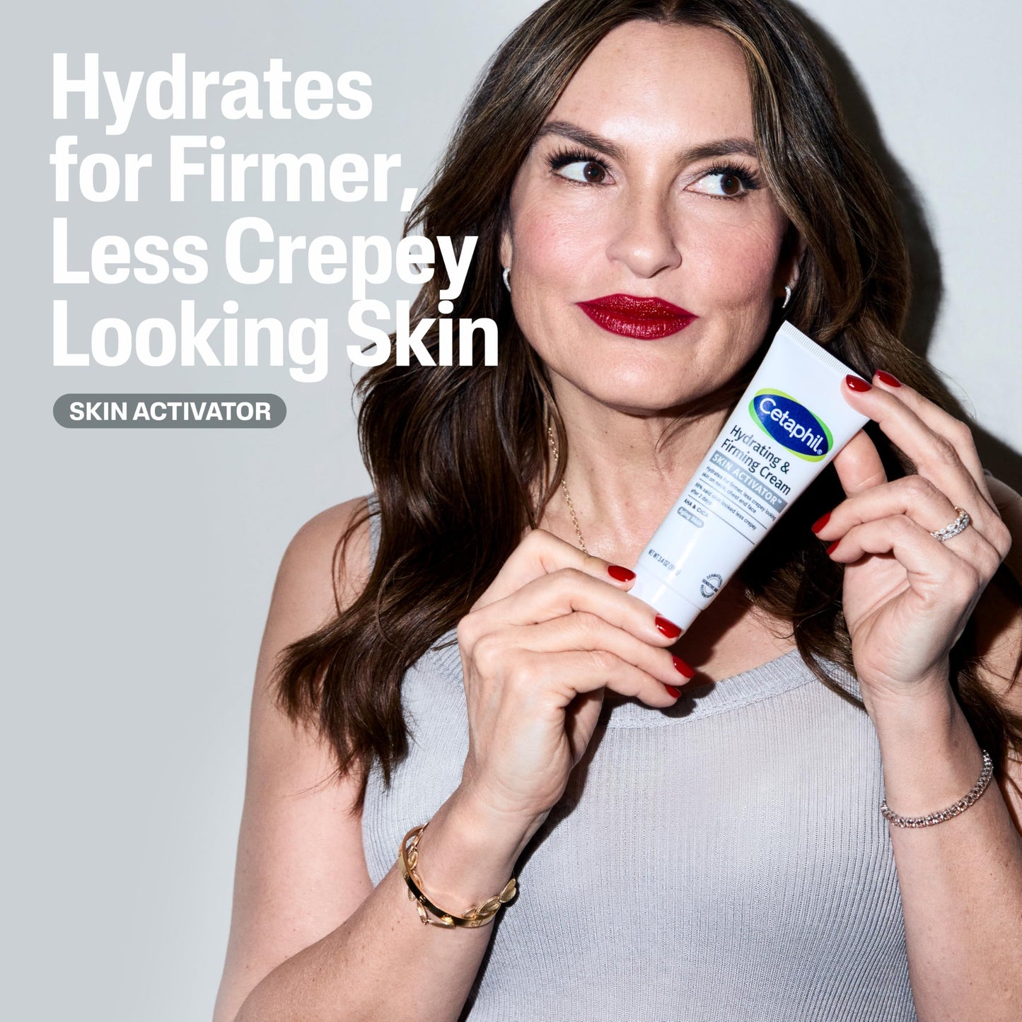 Cetaphil Skin Activator Hydrating & Firming Cream with Mandelic Acid & Centella Asiatica, 3.4 oz – Anti-Aging Face, Neck & Chest