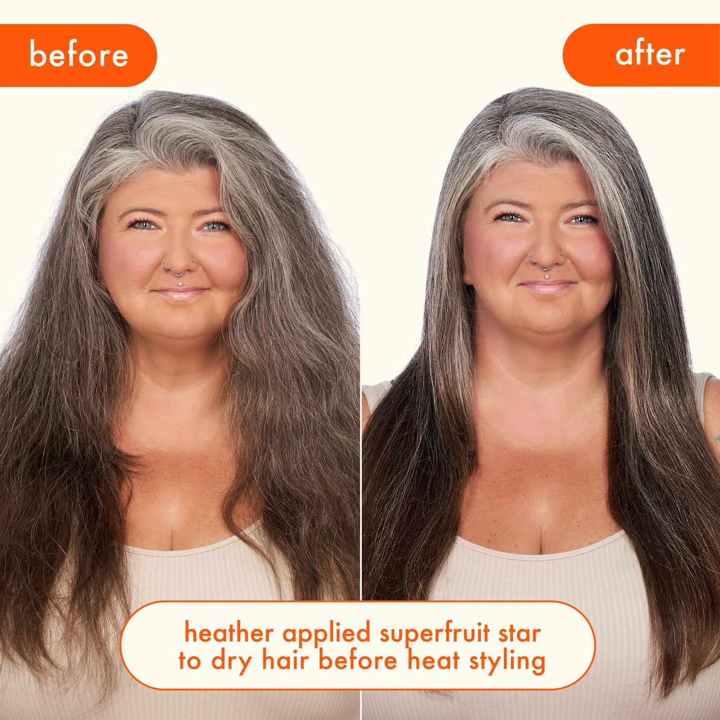 amika superfruit star lightweight hair styling + heat defense oil