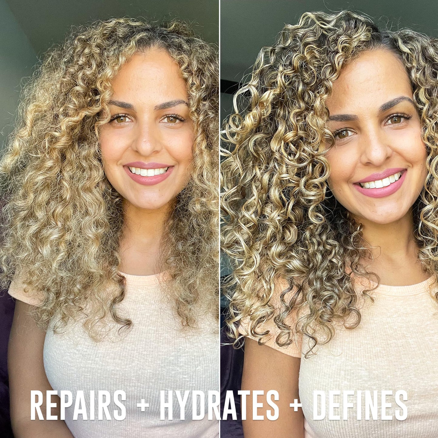 Love Ur Curls - Shampoo & Conditioner Set with All in One Curl Cream Styler for Curly Hair, 3 Step System for Repair and Moisturizing