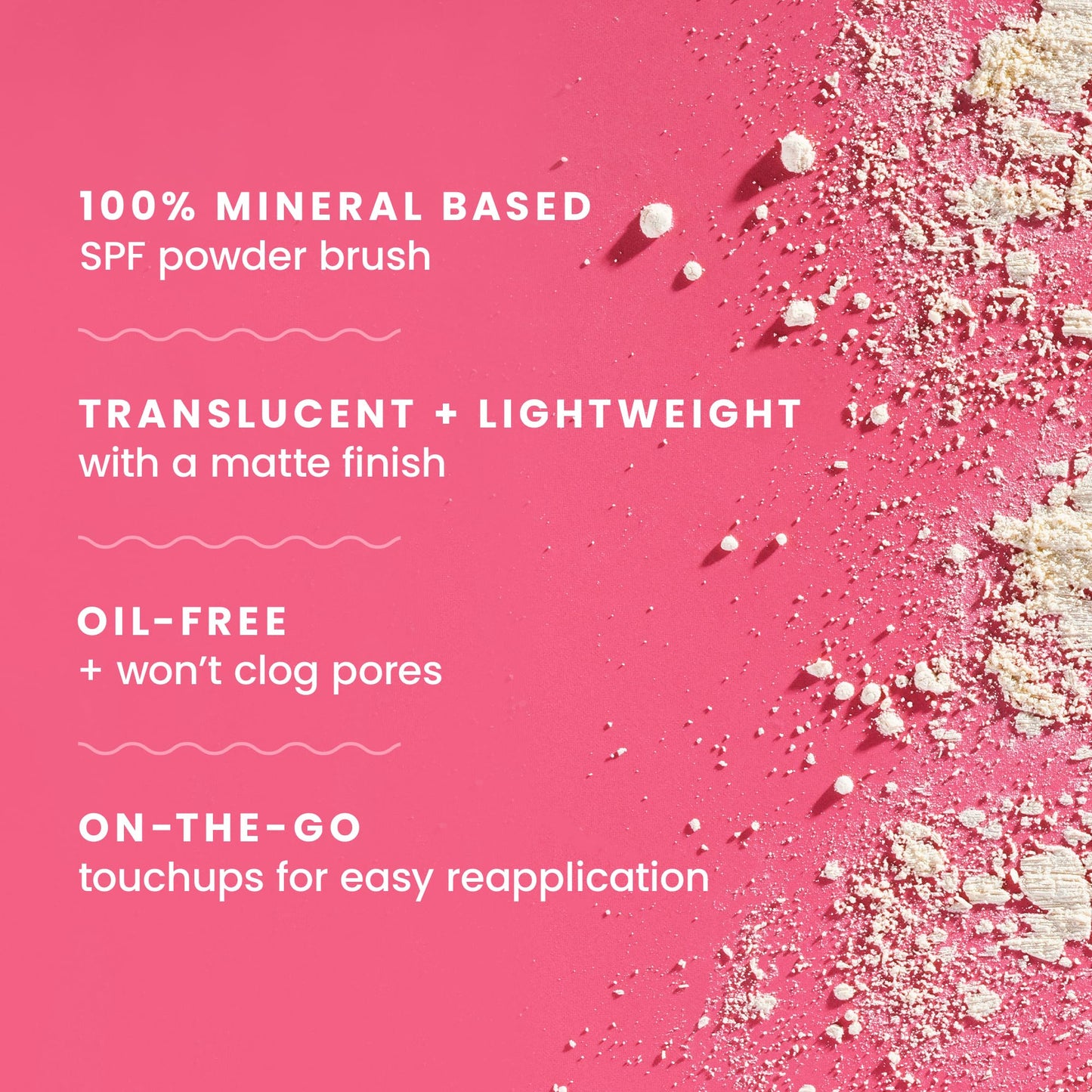 Hawaiian Tropic Mineral Powder Sunscreen Brush SPF 30 – Zinc Oxide Face & Body Sunblock, Brush-On Travel Size SPF Protection, 0.15 oz