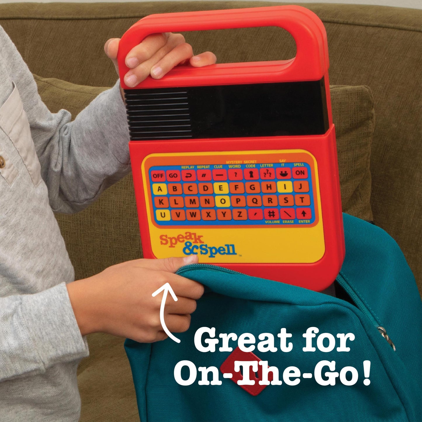 Playmonster Speak & Spell Electronic Game – Retro 80s Learning Toy, Spelling & Educational Fun for Kids, Toddlers, Ages 7+