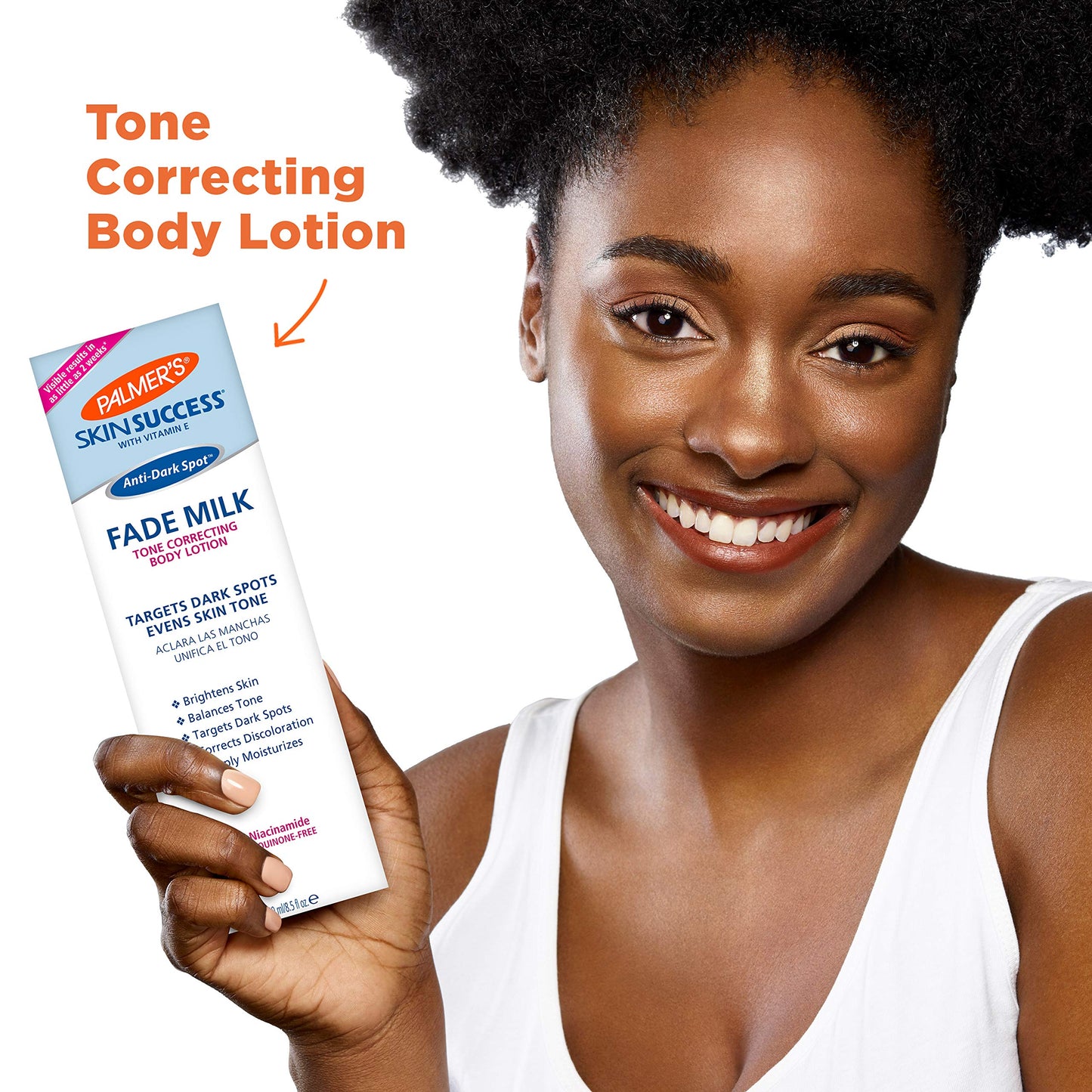 Palmer's Skin Success Anti-Dark Spot Body Lotion 8.5oz – Moisturizer with Niacinamide, Fades Age Spots, Uneven Skin Tone & Hyperpigmentation