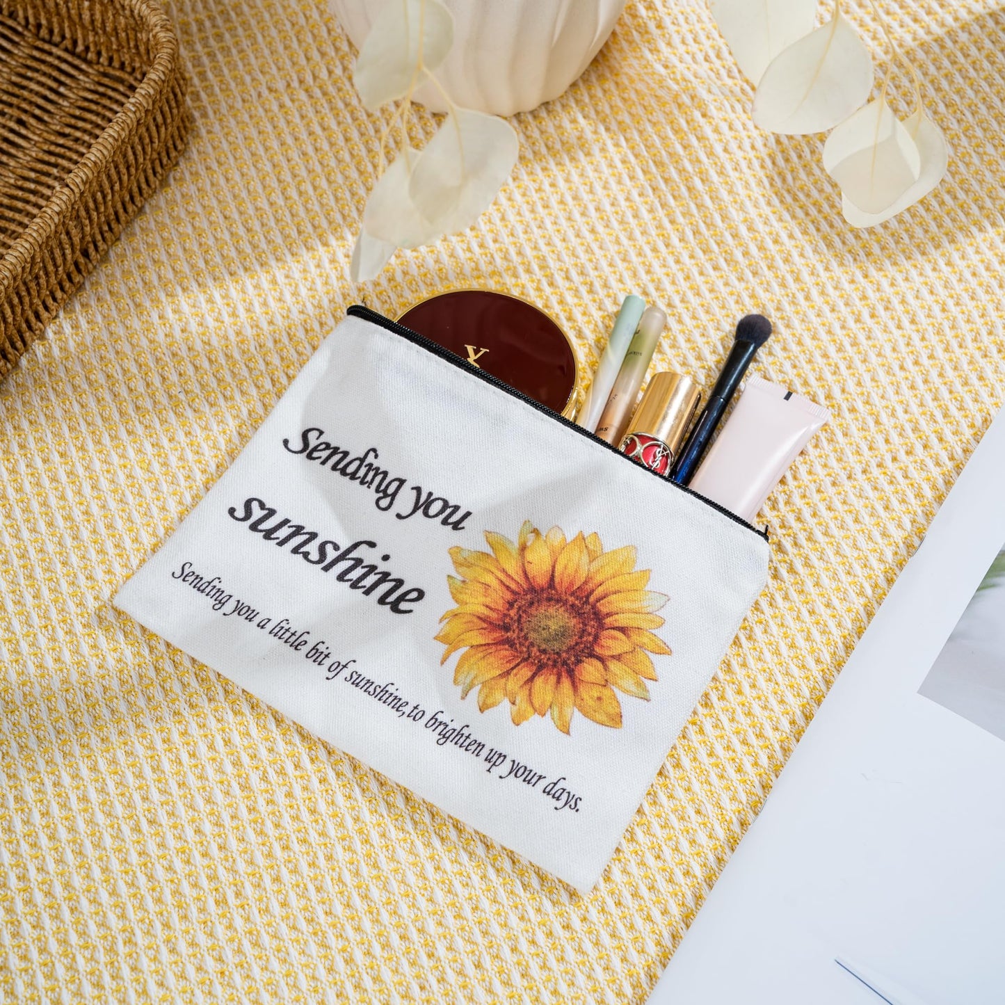 TOYIYAR Birthday Gift Box for Women – Sunshine & Sunflower Self-Care Set, Relaxation & Encouragement Package for Friends