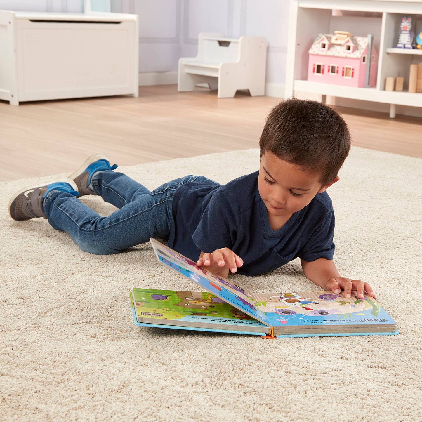 Melissa & Doug Poke-a-Dot! What’s Your Favorite Color? Interactive Pop Button Board Book & Sensory Toy for Toddlers & Preschoolers 3+