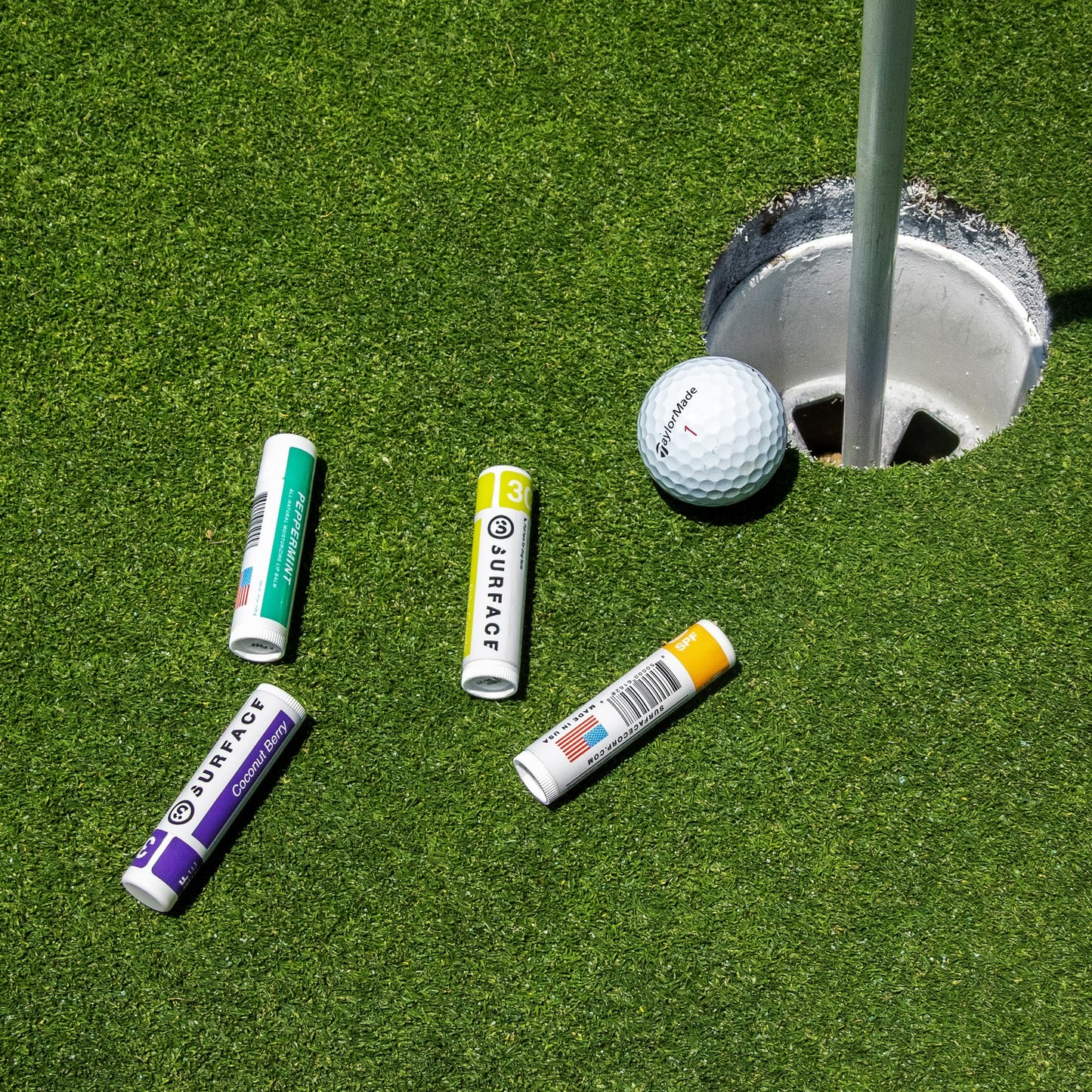 Surface SPF 30 Sunscreen Lip Balm – Broad Spectrum Lip Protection for Dry, Cracked Lips – Moisturizing, Water Resistant 80 Min, Pina Colada, 0.15 oz