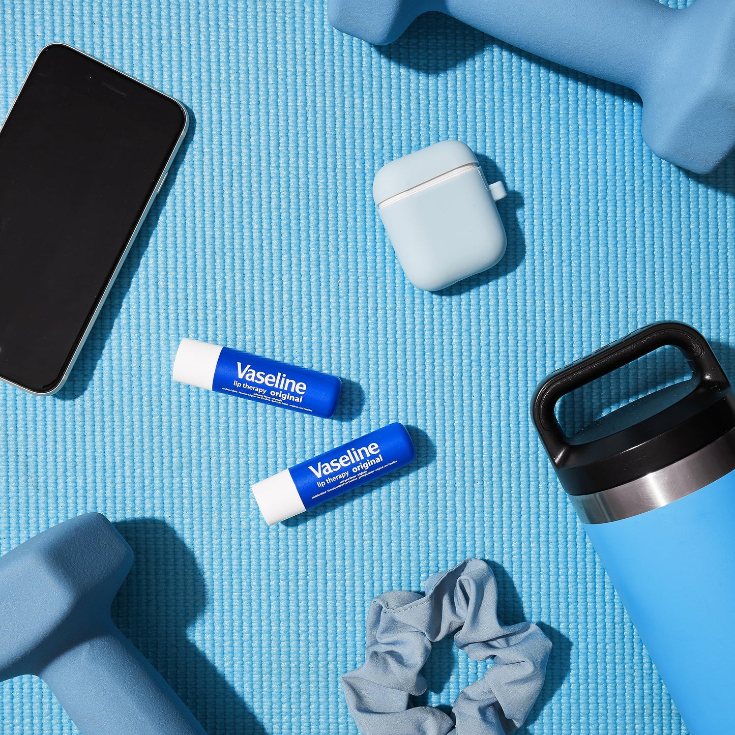 Vaseline Lip Therapy Care Original, Fast-Acting Nourishment, Ideal for Chapped, Dry, Cracked, or Damaged Lips, Lip Balm, 0.16 Ounce (Pack of 4)